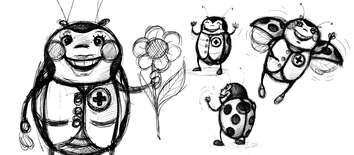 Katica logó és illusztráció