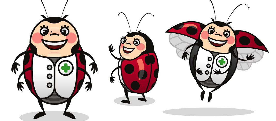 Katica logó és illusztráció