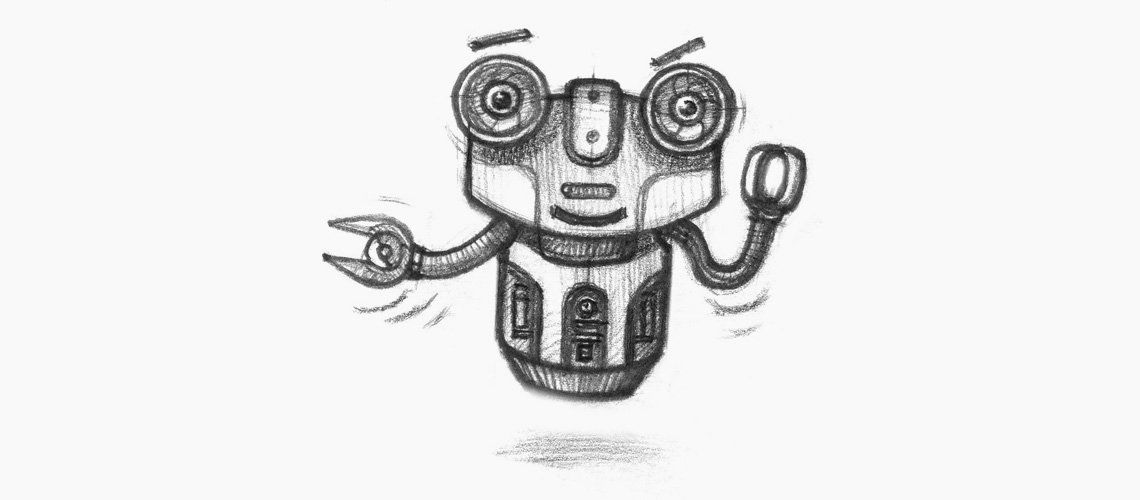 Robot 3D látványterv