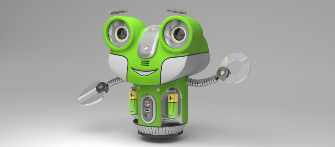 Robot 3D látványterv