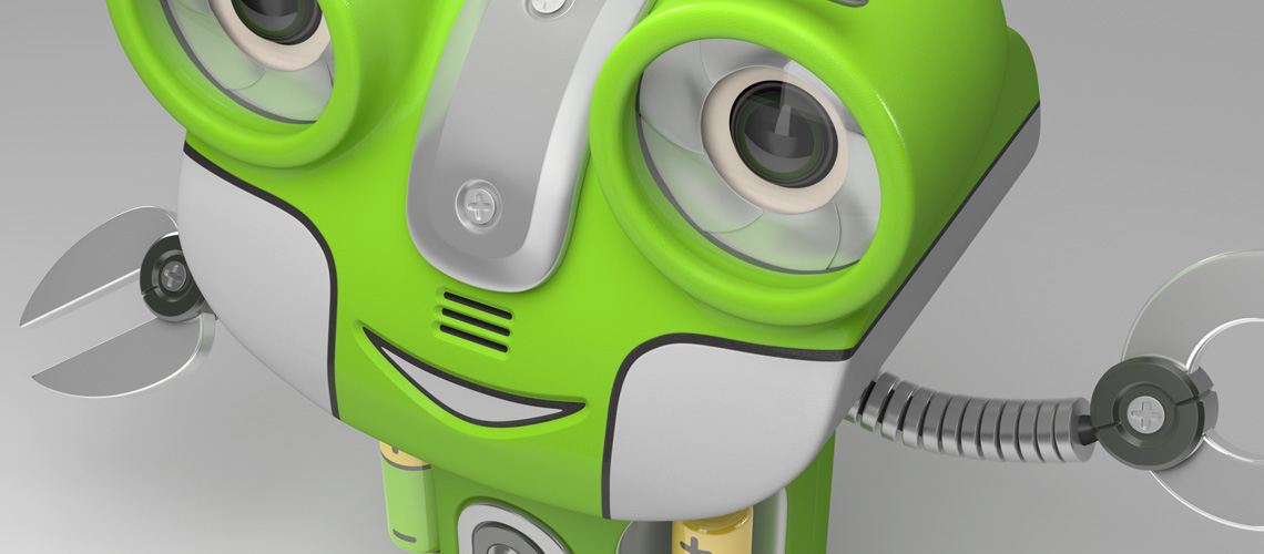 Robot 3D látványterv