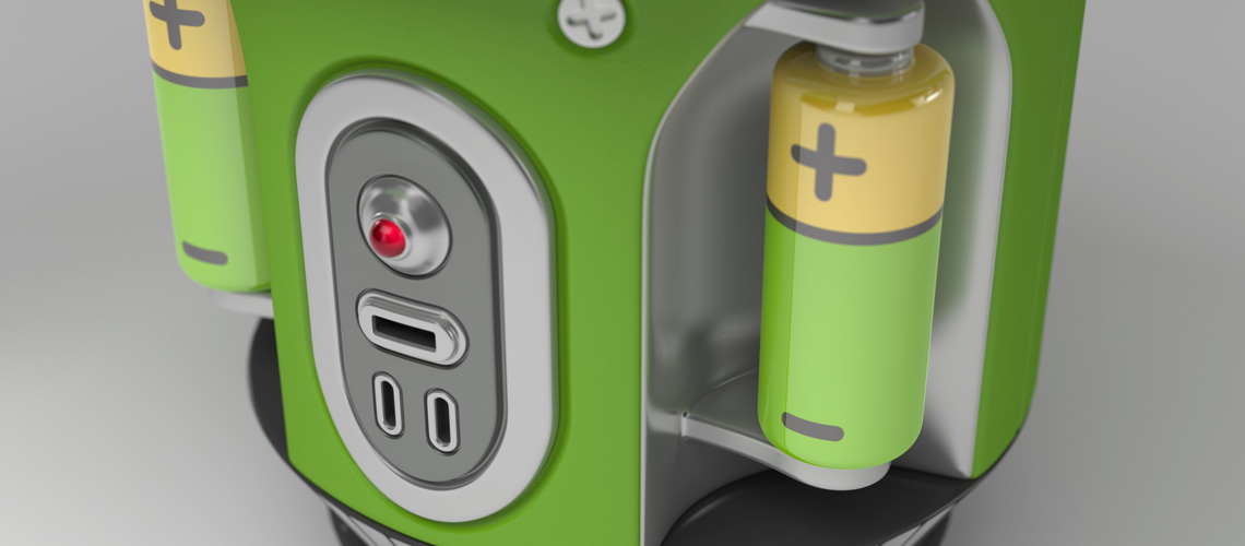 Robot 3D látványterv