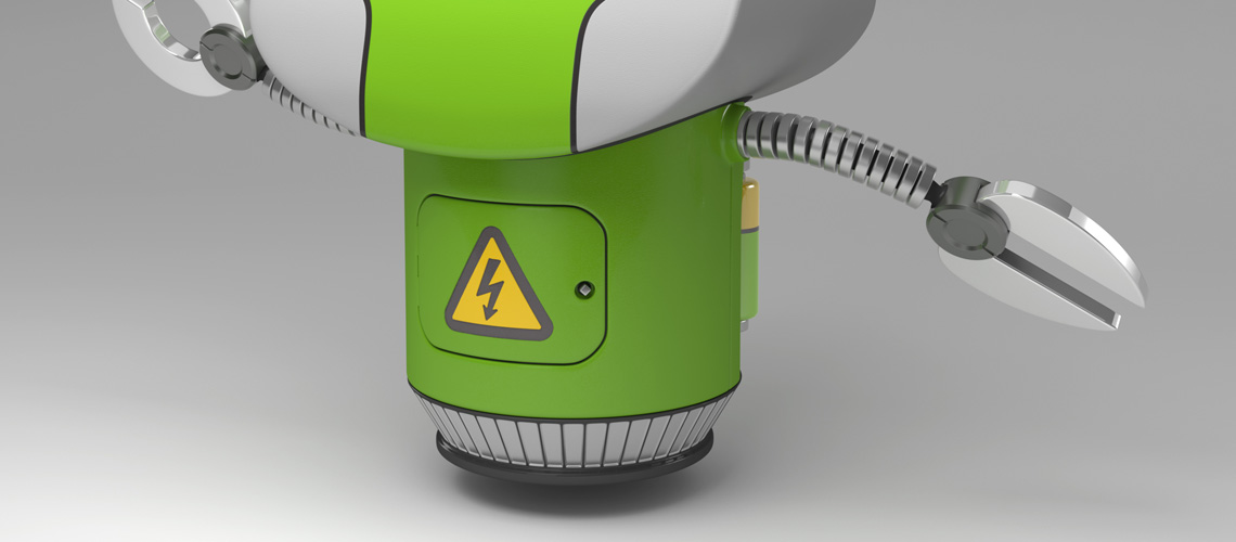 Robot 3D látványterv