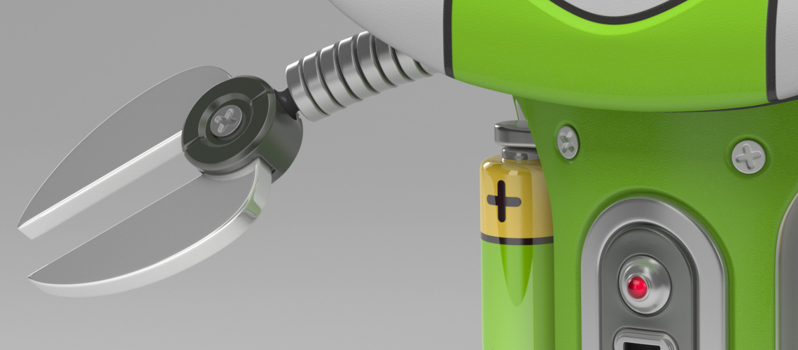 Robot 3D látványterv