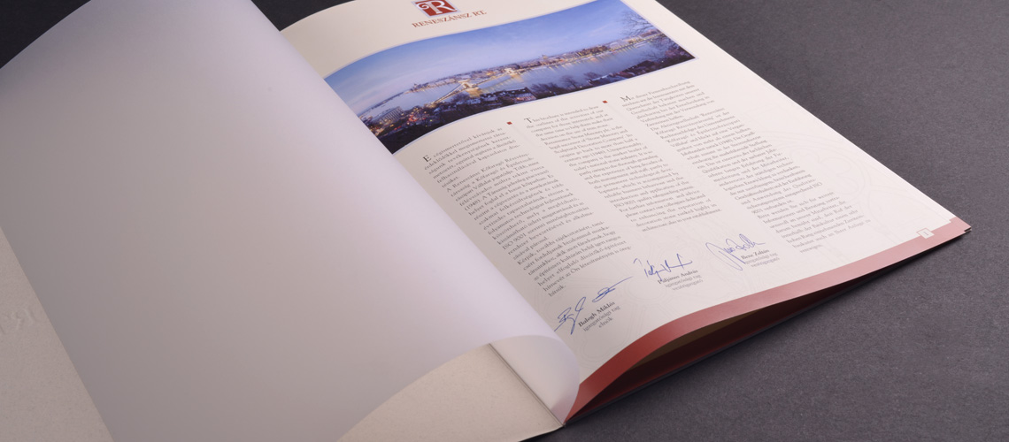 Reneszánsz Kőfaragó Zrt. Éves jelentés